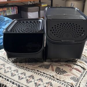 Tupperware Potato Keeper and Onion Keeper Smart Container.